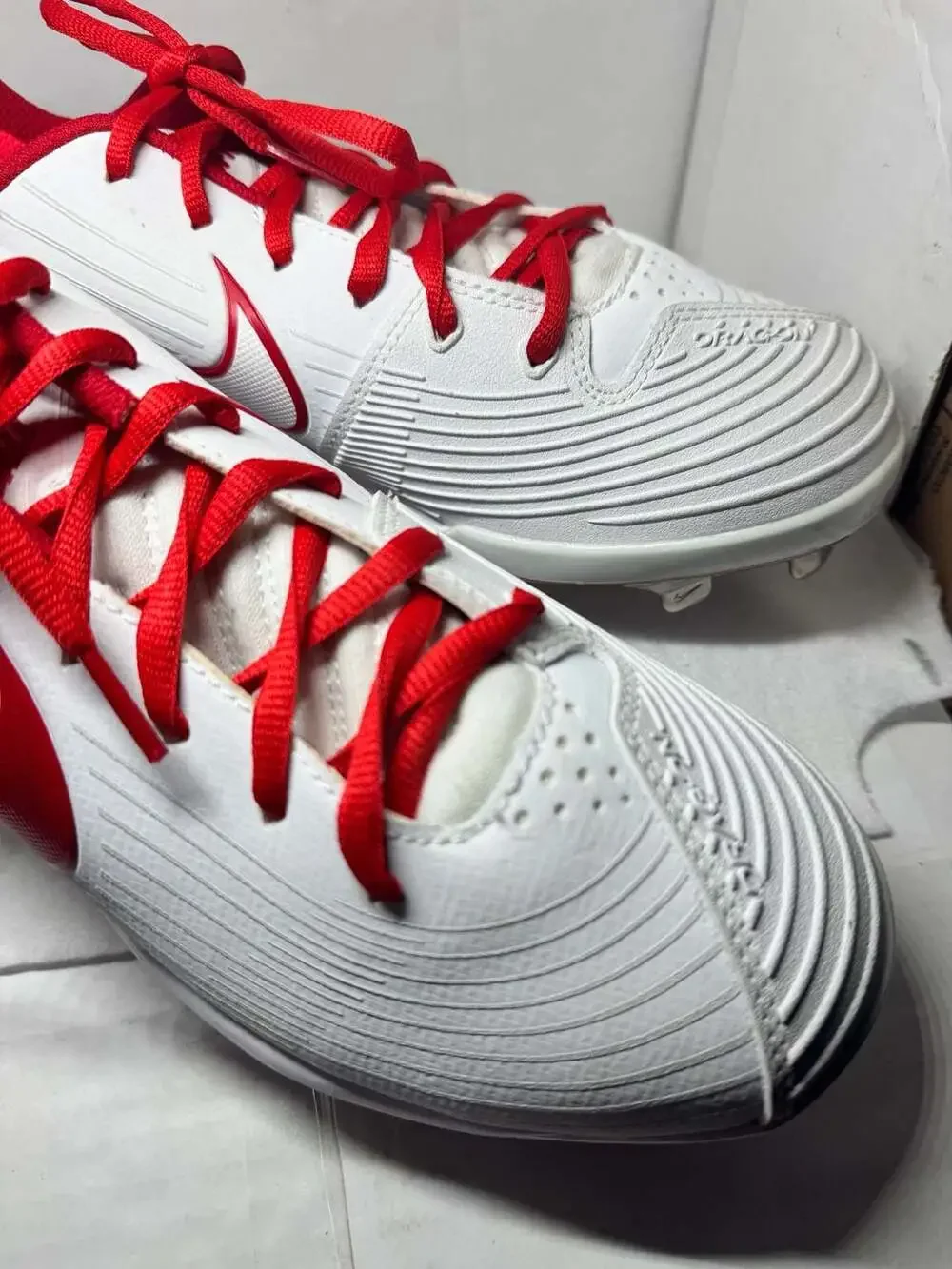 Nike Lunar Hyperdiamond 3 Pro Women's Metal Softball Cleats Wt University Red